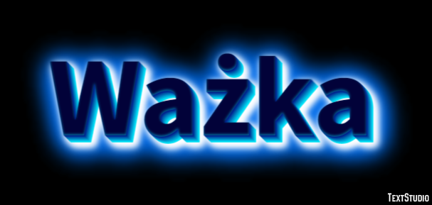 Ważka Efekt tekstowy
