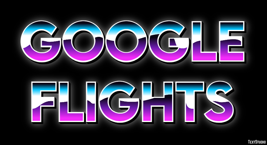 Google Flights Effetto testo