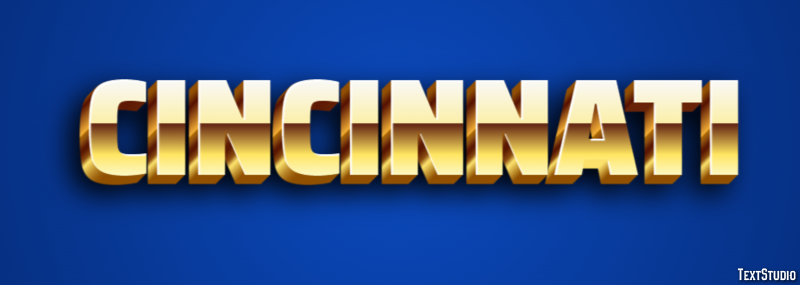 Cincinnati Effet de Texte