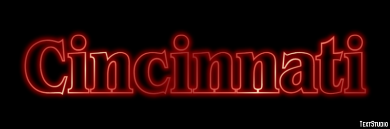 Cincinnati Efekt tekstowy
