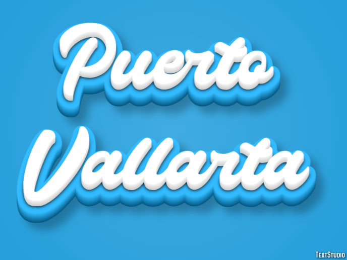 Puerto Vallarta Efekt tekstowy