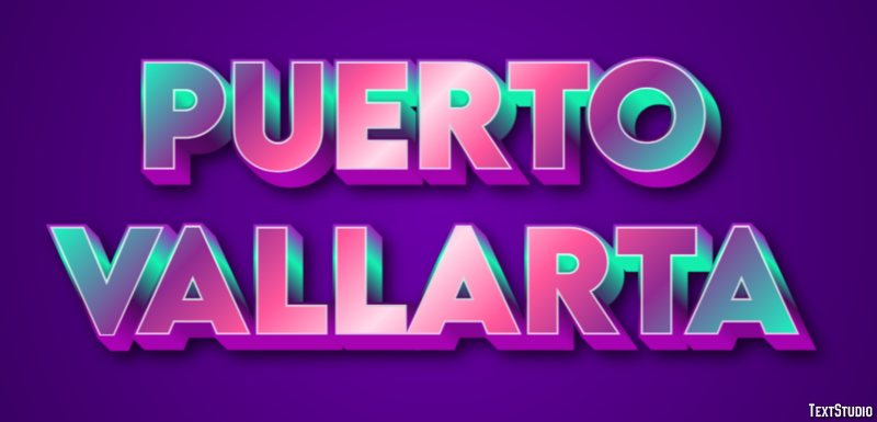 Puerto Vallarta Effetto testo