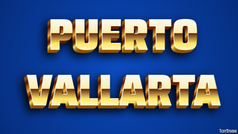 Puerto Vallarta テキスト効果