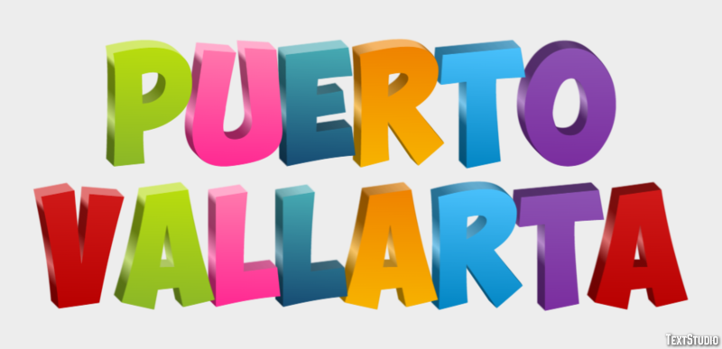 Puerto Vallarta Effetto testo