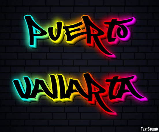 Puerto Vallarta Effetto testo