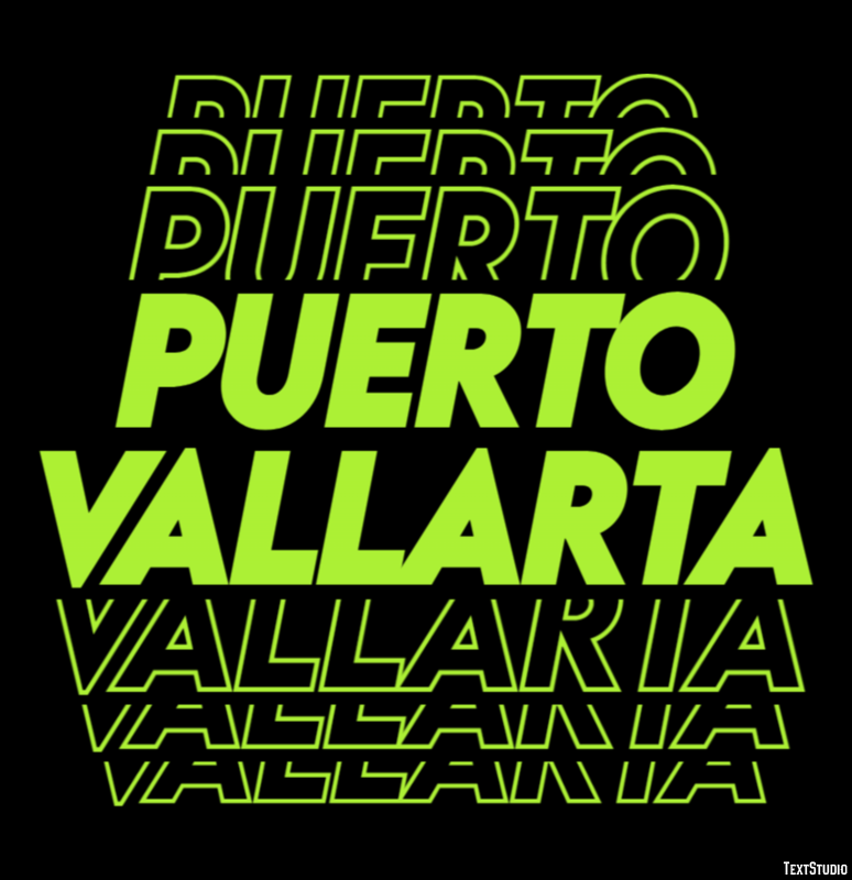 Puerto Vallarta Efekt tekstowy