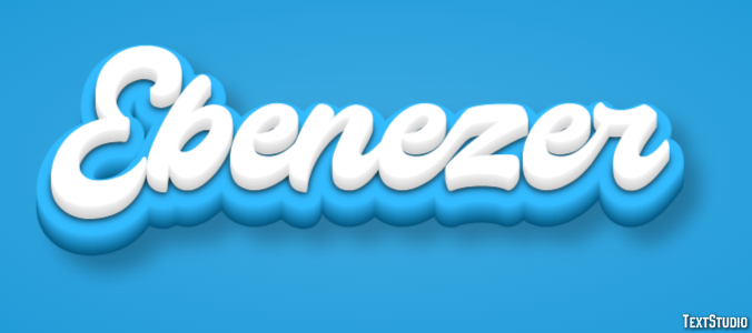 Ebenezer Effetto testo