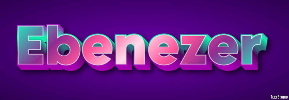 Ebenezer Effetto testo