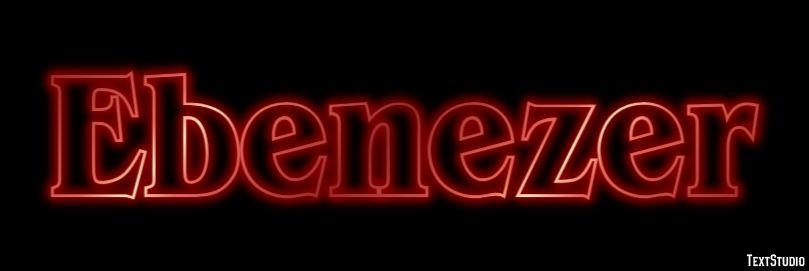 Ebenezer Effetto testo