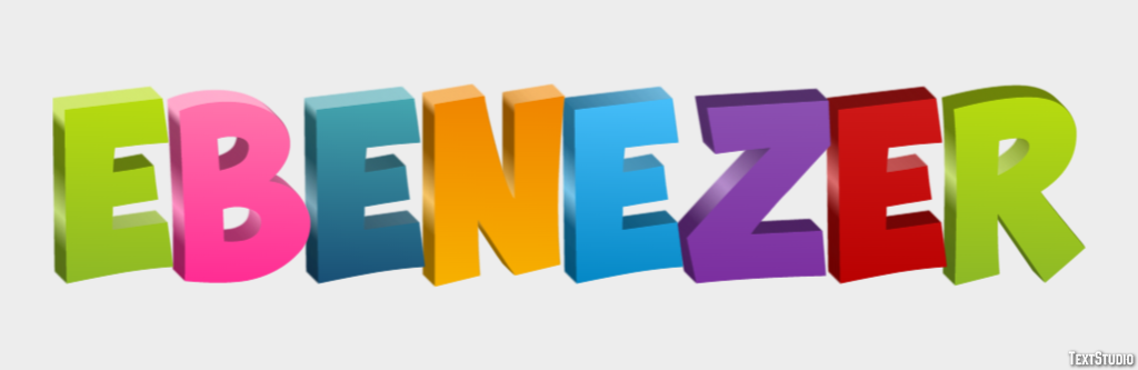 Ebenezer Effetto testo