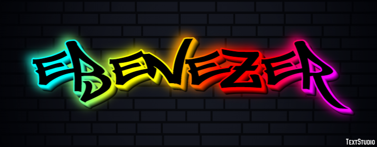 Ebenezer Effetto testo