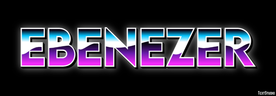 Ebenezer Efeito de texto