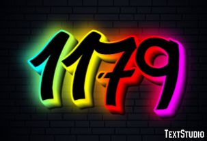 1179 Text effect