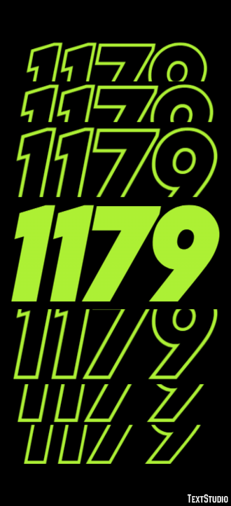 1179 Effetto testo
