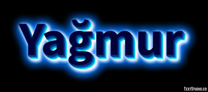 Yağmur Efeito de texto