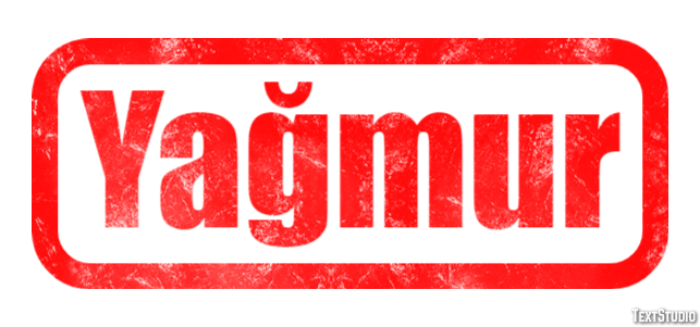 Yağmur Metin Efekti