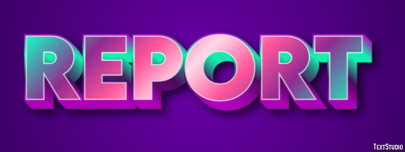 Report Text Effect