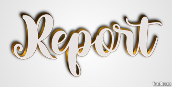 Report Text Effect