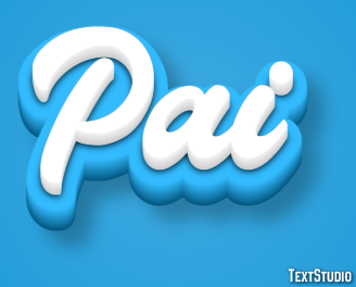 Pai Efeito de texto