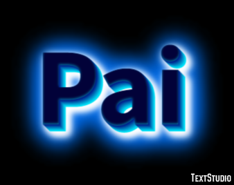 Pai Efeito de texto