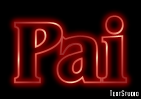 Pai Efeito de texto