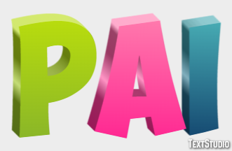 Pai Efeito de texto