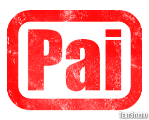 Pai Efeito de texto