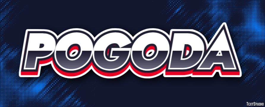 Pogoda Tekst effect