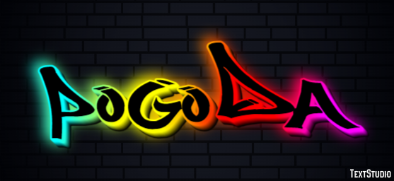 Pogoda Tekst effect