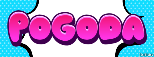 Pogoda Tekst effect