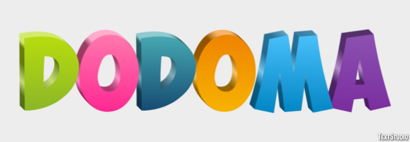 Dodoma Efekt tekstowy