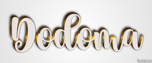 Dodoma Efeito de texto