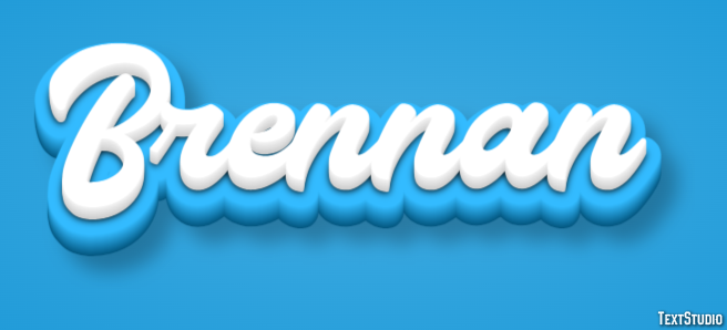 Brennan Text effect