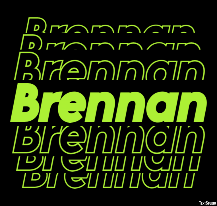 Brennan Efecto de Texto