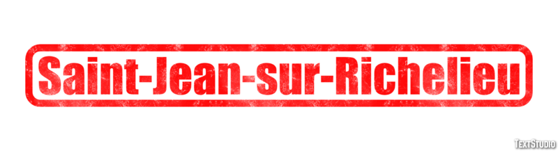 Saint-Jean-sur-Richelieu Efekt tekstowy