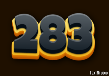 283 Tekst Effect