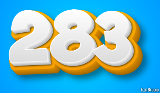 283 Tekst Effect