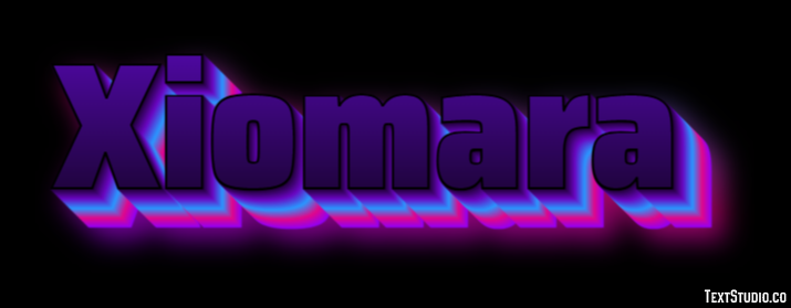 Xiomara Text Effect