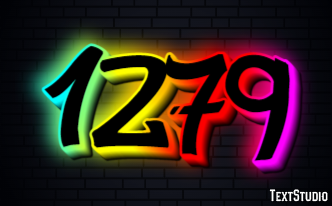 1279 Text effect