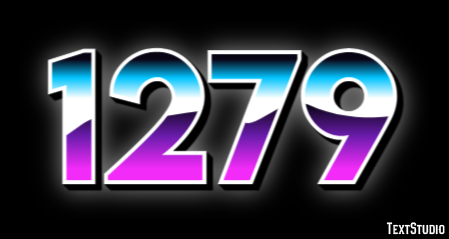 1279 テキスト効果