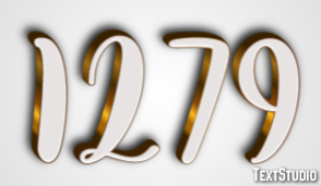1279 Text effect