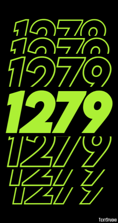 1279 Text effect