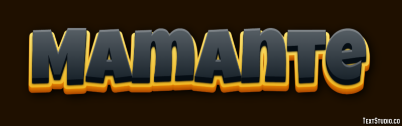 Mamante Effetto testo