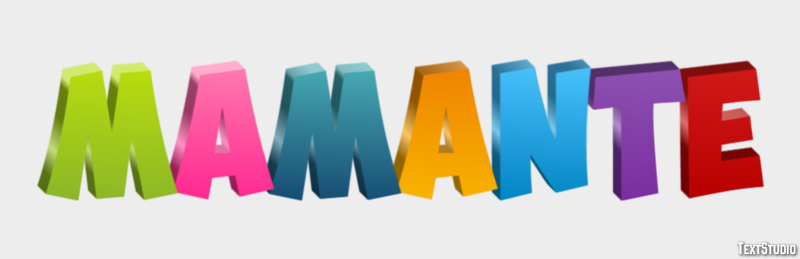 Mamante Efeito de texto
