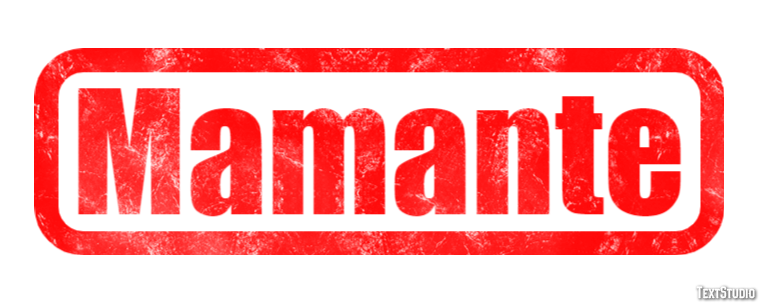 Mamante Effetto testo