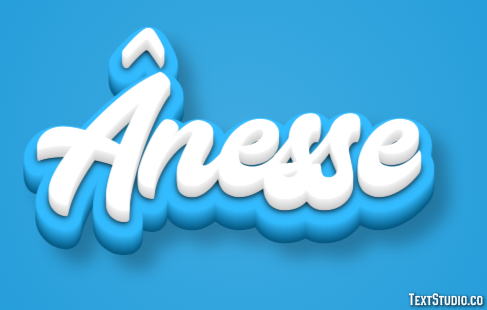 Ânesse Эффект текста