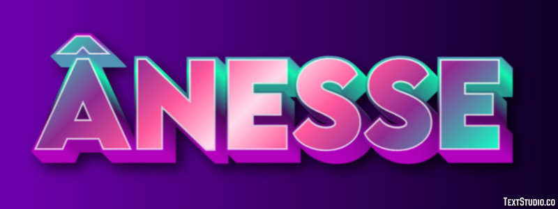 Ânesse Эффект текста