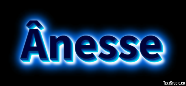 Ânesse Эффект текста