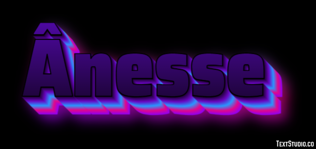 Ânesse Texteffekt