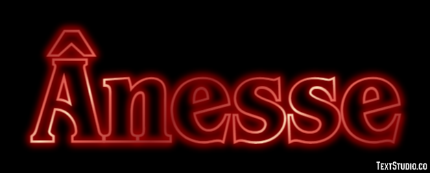 Ânesse Эффект текста